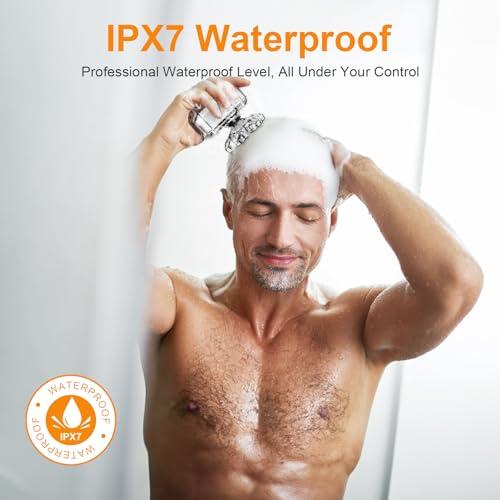 CST-Berger Head Shaver for Bald Men,2024 Upgrade 8-in-1 Mens Electric Shaver Bald Head Shaver for Men,Electric Razor for Bald Men IPX7 Waterproof Rotary Shaver Grooming Kit with LED Display