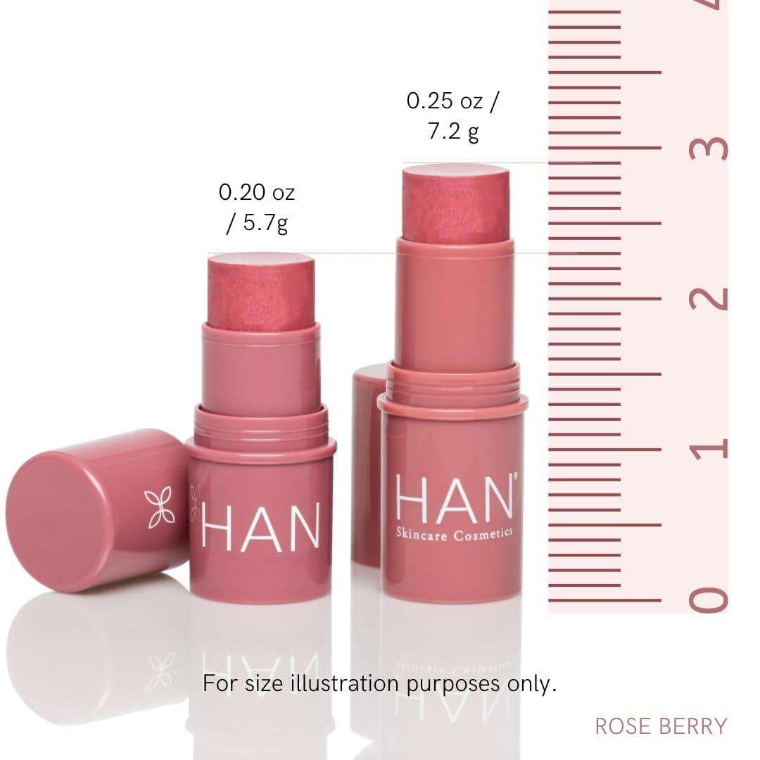 HAN HAN Skincare Cosmetics Vegan, Cruelty-Free, Clean Multistick, Coral Hibiscus