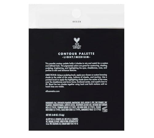e.l.f. e.l.f. Contour Palette 83320 Light/Medium .56 oz