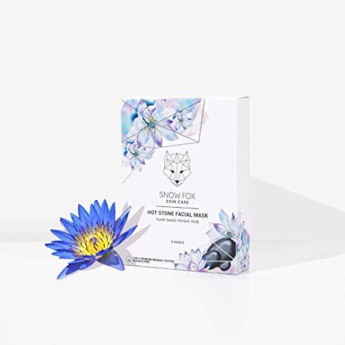 Snow Fox Skin Care Snow Fox Skincare Hot Stone Facial Mask for Oil Control & Pore Treatment, 5-Pack