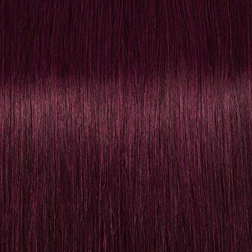 MY-LADY MY-LADY Clip In Hair Extensions Real Human Hair 20 Inch 8pcs Remy Real Hair Extension Clip ins #99J Burgundy Wine Red 105g Silky Straight Full Head Soft Natural Extension