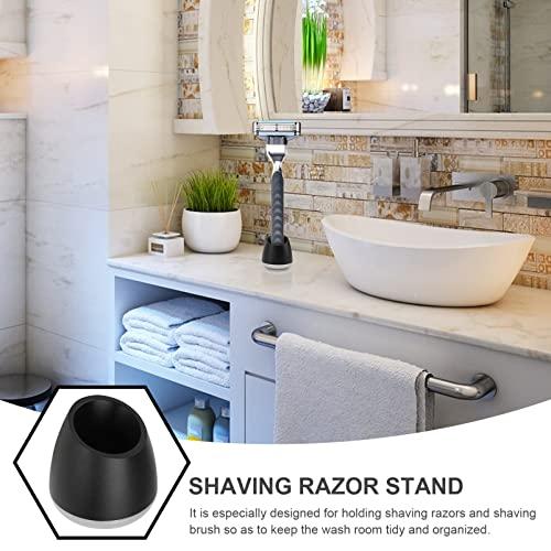 Cabilock Cabilock Shaving Razor Stand Safety Razor Stand Head Shavers for Men Razor Base Face Shaver for Men Body Shavers for Men Shaving Brush Stand Mens Shaver Man Block Desktop