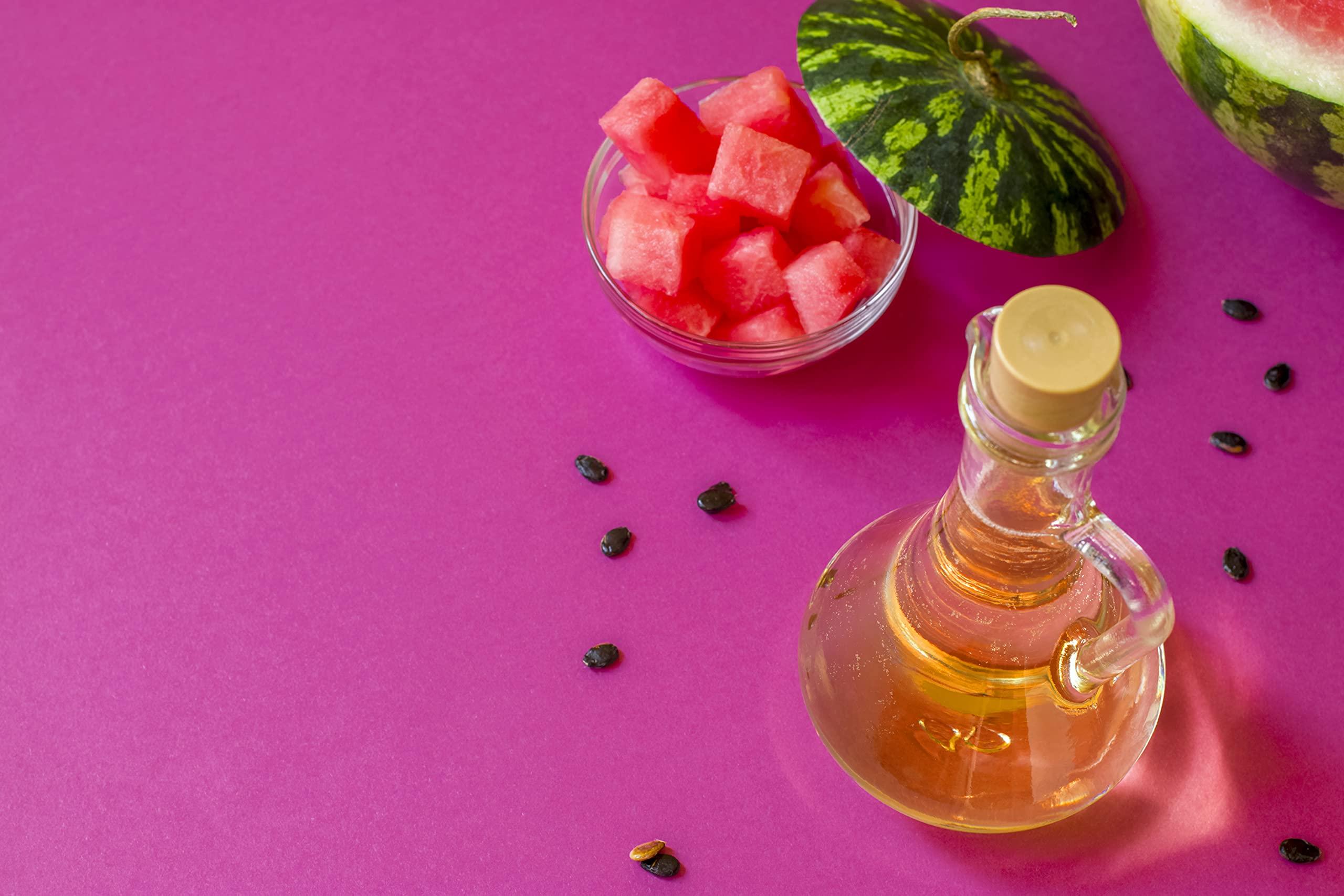 Dr Joe Lab Watermelon Seed Oil - Pure, Unrefined, Cold Pressed, Virgin, Carrier Oil - 8 oz - for Hair, Skin, Nails, Body, Facial Hair - All Natural Antioxidant Moisturizing Hydrating