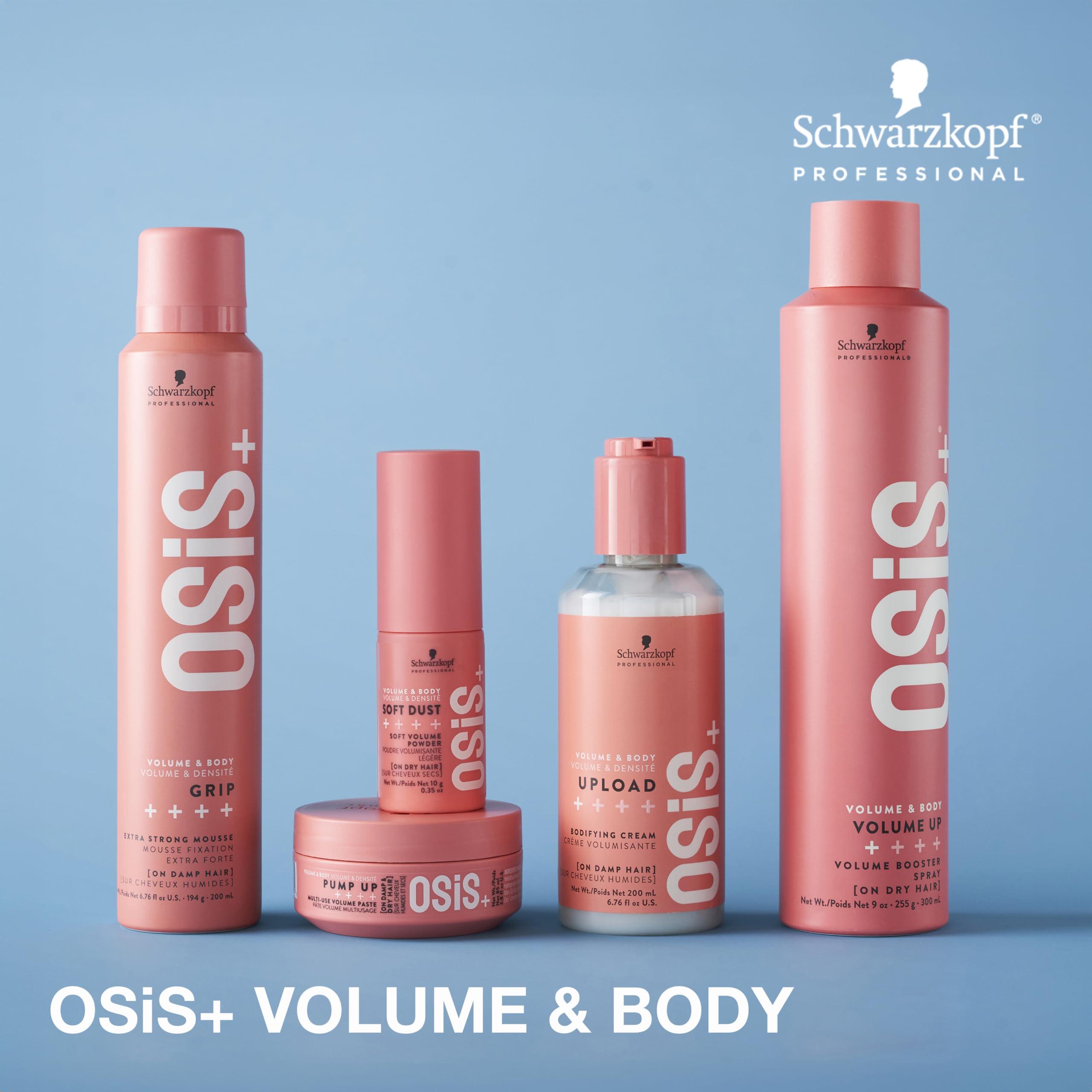 OSiS+ OSiS+ Upload Volume Cream  Lightweight Volumizing Hair Treatment  Conditioning Style Control and Volume Effect - Blow Dry Heat Protection, 6.75 oz