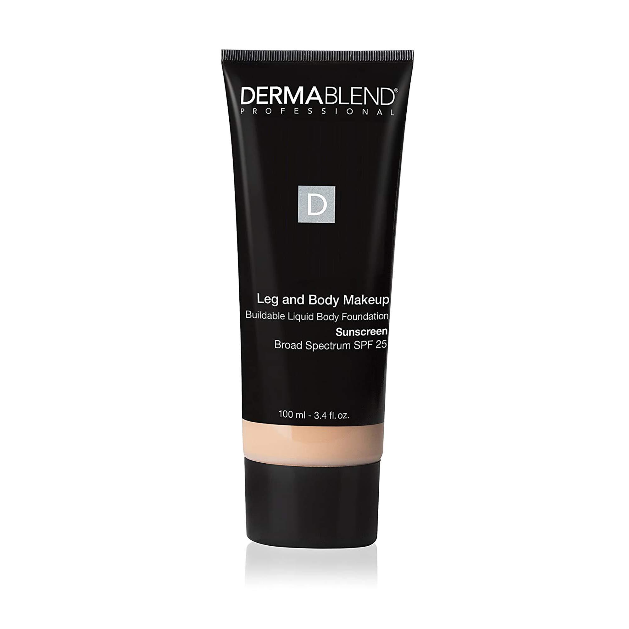Dermablend Dermablend Leg and Body Makeup, with SPF 25. Skin Perfecting Body Foundation for Flawless Legs with a Smooth, Even Tone Finish, 3.4 Fl. Oz.