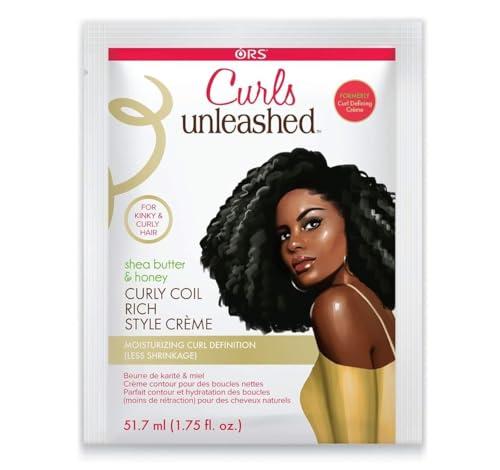 ORS ORS Curls Unleashed Shea Butter and Honey Curly Coil Rich Style Creme Travel Packet 1.75 Ounces (Pack of 12)
