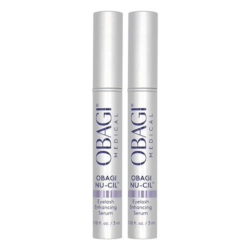 Obagi Medical Obagi Nu-Cil Eyelash Enhancing Serum Nourishing Lash Serum with Biotin for Thicker & More Defined-Looking Lashes 0.1 oz, Pack of 2