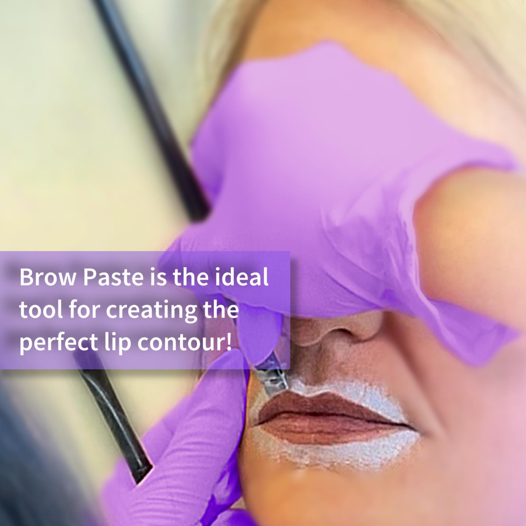 Ink Permanent Eyebrow White Mapping Paste [Large 15g Bottle] Brow Mapping Paste, Eyebrow Contour for Microblading and PMU Supplies, Brow Design, Draw or Sketch the Shape