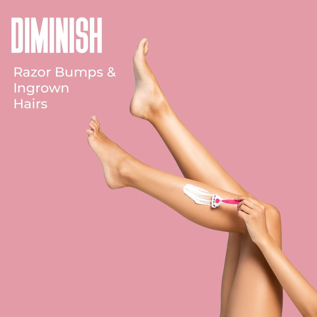 Divine Derriere Intimate Skin Lightening Gel for Body and Bikini Area & Ingrown Hair Eliminator Serum Provides the Most Effective Combination For Fading Dark Spots & Removing Ingrown Hairs