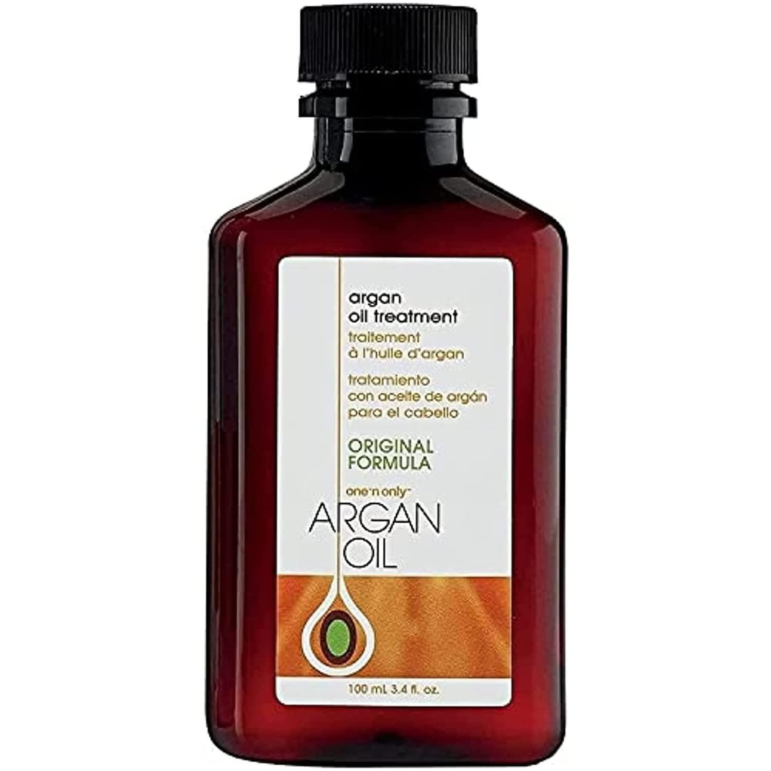 one 'n only one \'n only Argan Oil Hair Treatment - Hair Oil Smoothes and Strengthens Dry Damaged Hair, Eliminates Frizz, Creates Brilliant Shines, Non-Greasy Formula, 3.4 Fl. Oz
