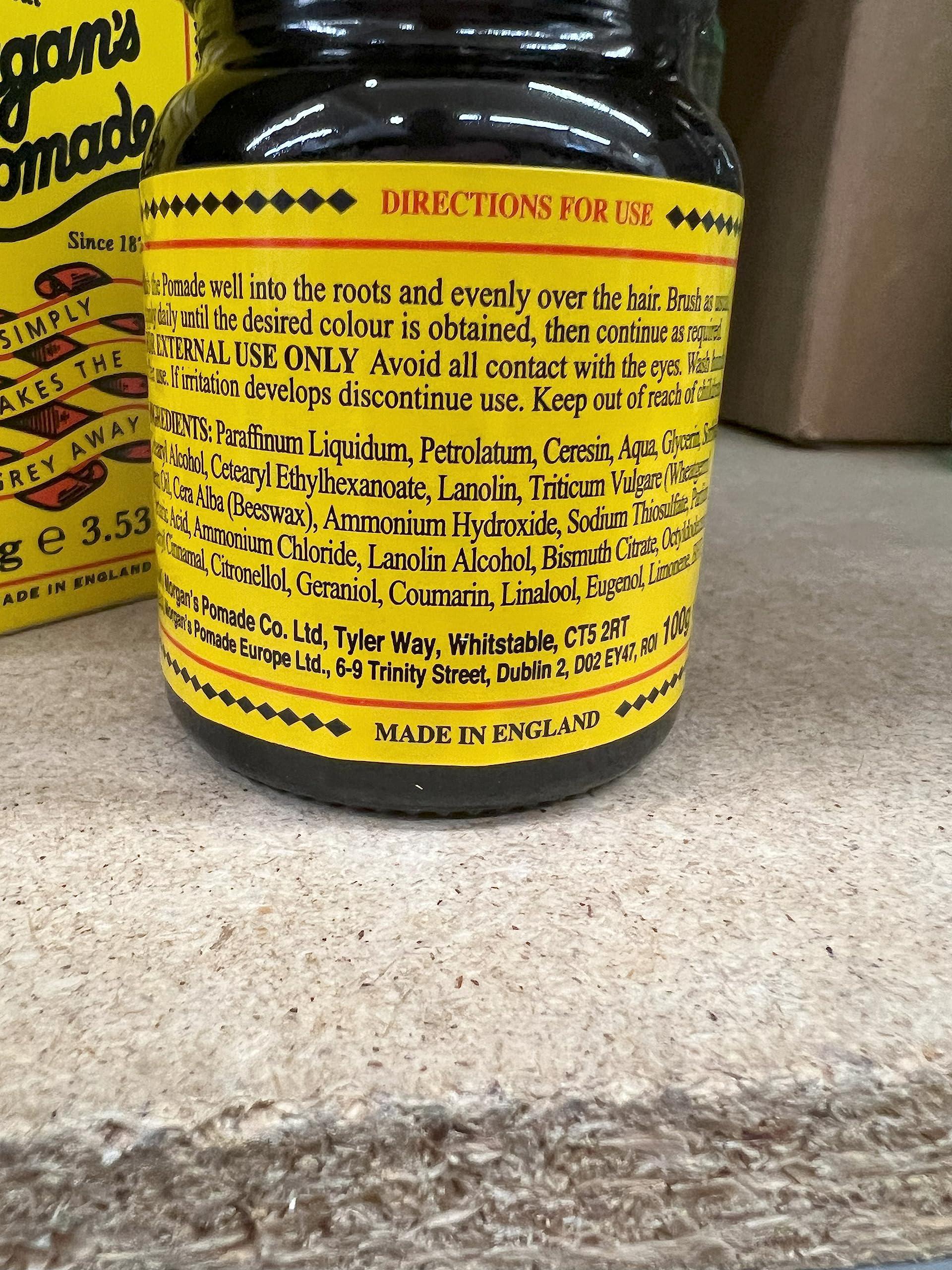 Morgans MORGAN'S POMADE "The Original" Simply takes the grey away! 3.53 oz (100 g) - 2PACK