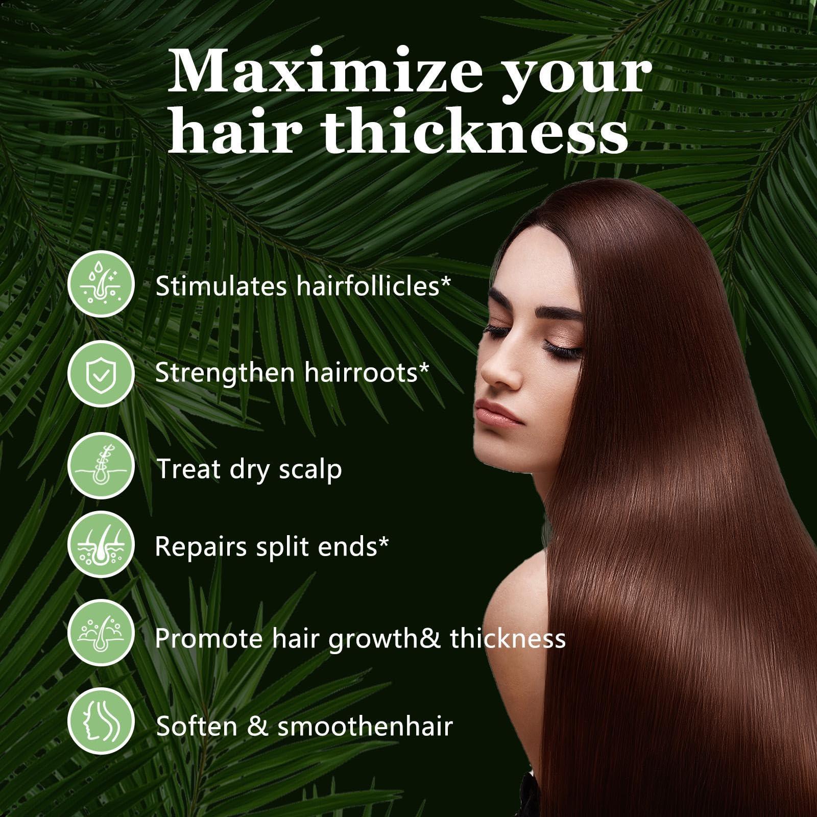 Tgideas Tgideas Organic Rosemary Oil For Hair Growth Infused With Batana- Hair Strengthening Treatment Oil for All Hair Types-Prevents Hair Loss, Enhances Hair Thickness in Men& Women