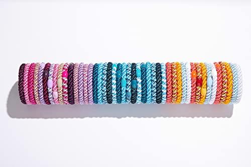 L. Erickson L. Erickson Grab & Go Ponytail Holders Set of 12 - Camelback