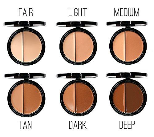 EVE PEARL EVE PEARL HD Dual Foundation Full Coverage Long Lasting Everyday Make Up Non Greasy Lightweight Texture Vitamin E Skincare (Fair)