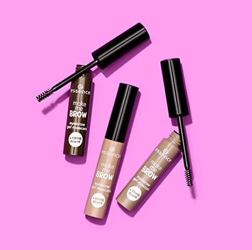 essence cosmetics essence | 3-Pack Make Me Brow Eyebrow Gel Mascara | Infused with Fibers to Fill & Sculpt | Vegan & Paraben Free | Cruelty Free (01 | Blondy Brows)