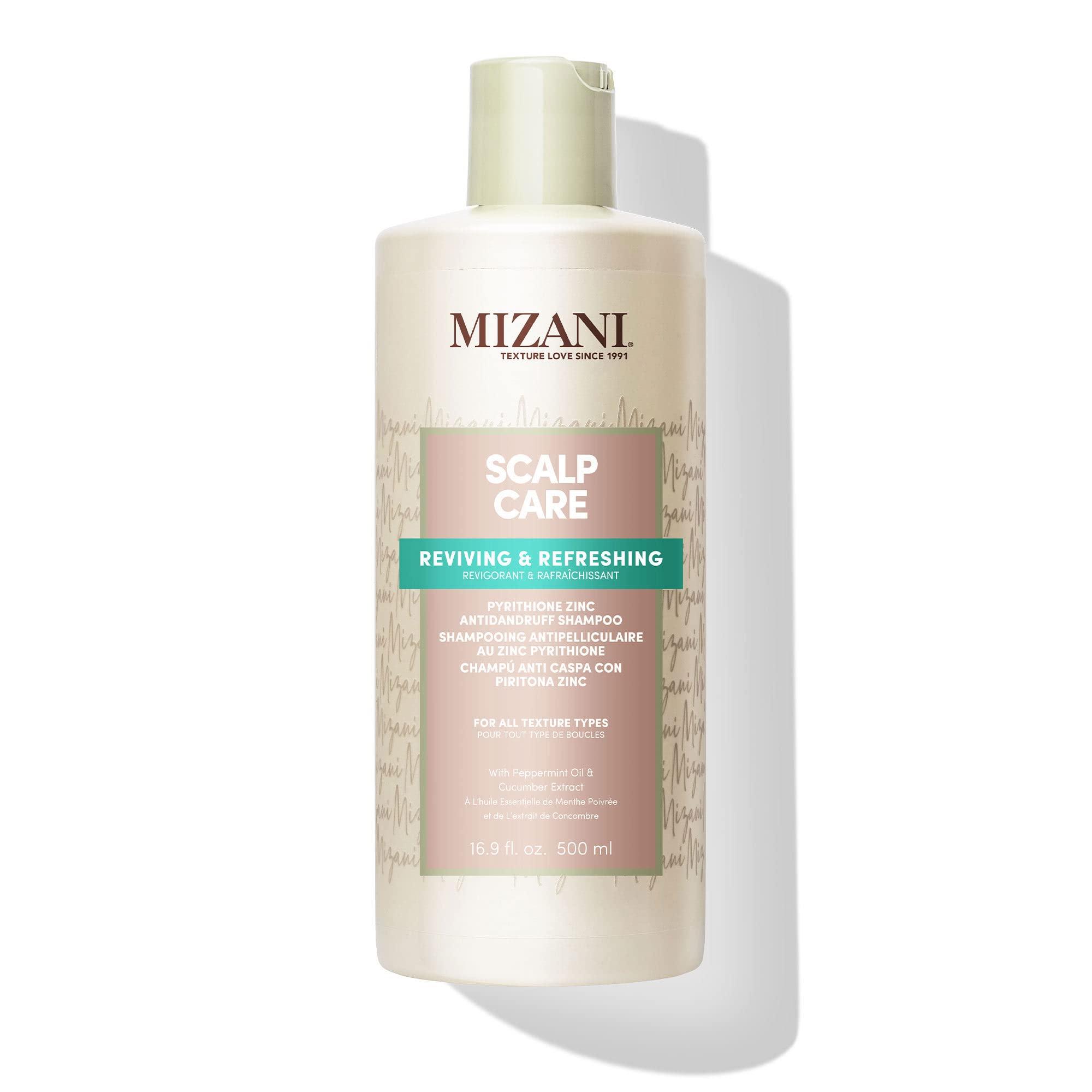 MIZANI MIZANI Scalp Care Dandruff Shampoo | Pyrithione Zinc | Cleanses Hair & Scalp | For Curly Hair | 16.9 Fl Oz