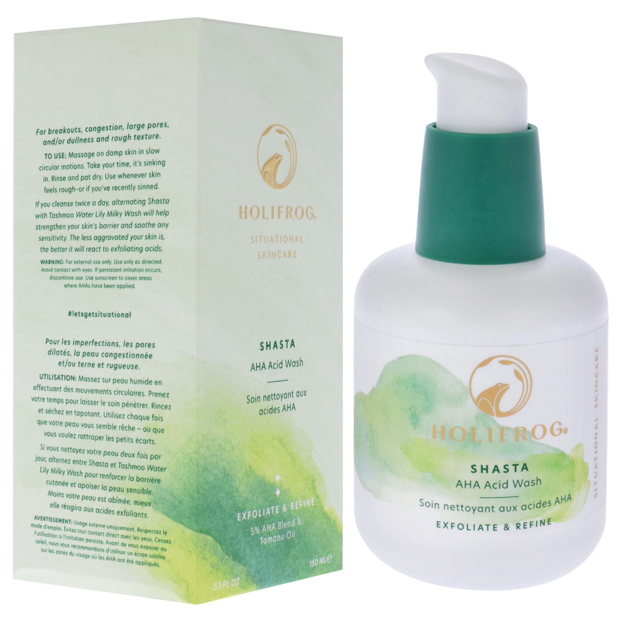 HOLIFROG HOLIFROG Shasta AHA Acid Wash by HoliFrog for Women - 5.1 oz Cleanser