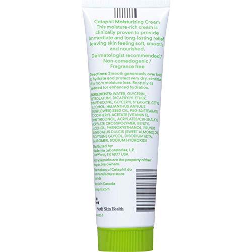 Cetaphil Cetaphil Moisturizing Cream for Dry/Sensitive Skin, 3 Ounce (Pack of 2)