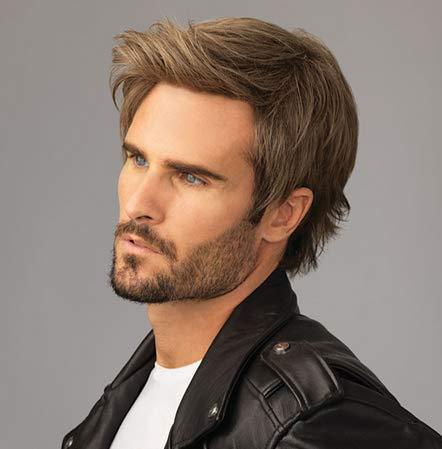 HairUWear, Belle of Hope, Mara Ray 7pc Bundle: EDGE HF Men's Synthetic Wig by HIM, Mara Ray Luxury 4Pc Travel Kit, Wire Wig stand and 19 Page Belle of Hope Q & A Booklet (M5S)