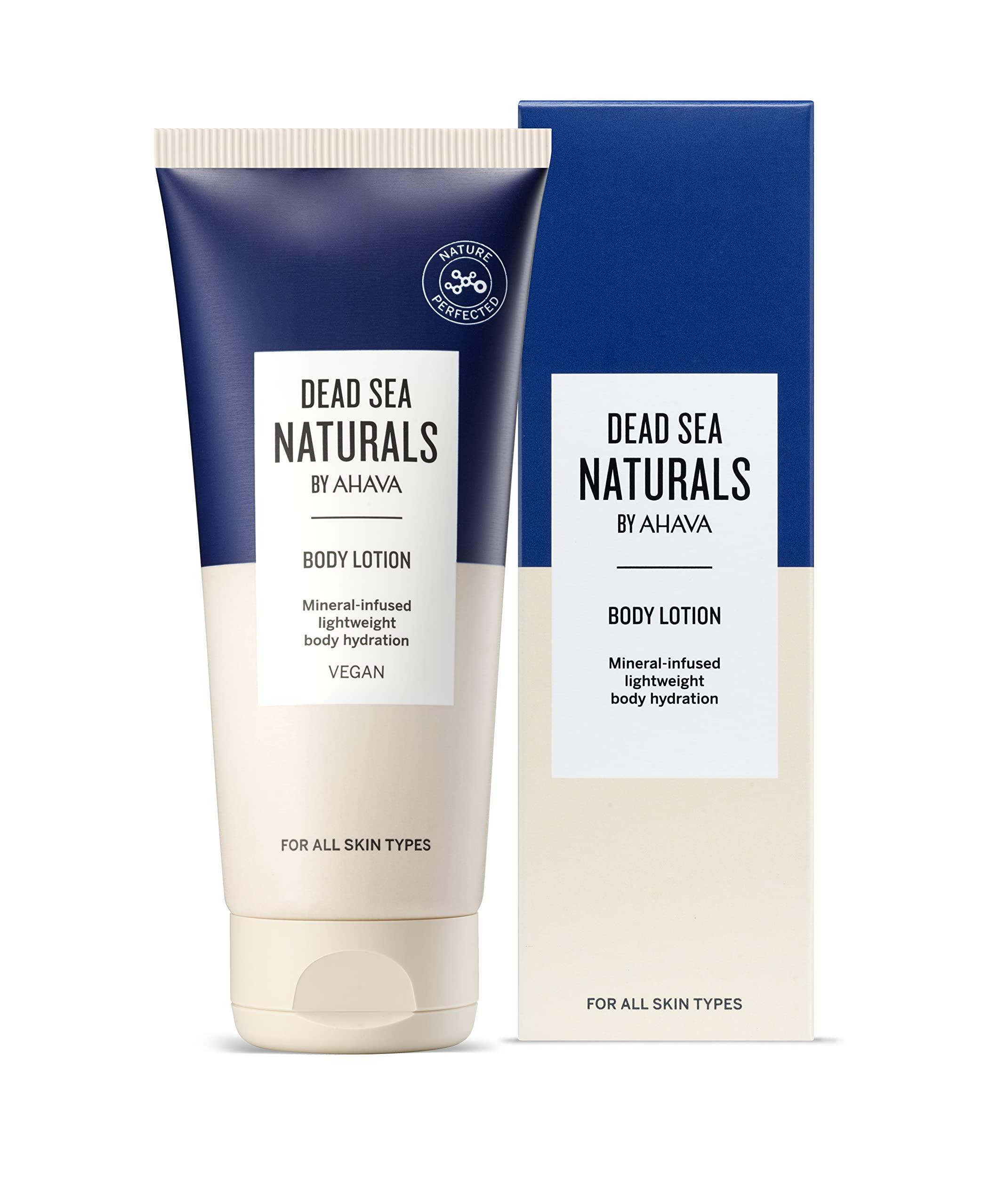 Dead Sea Naturals by AHAVA Dead Sea Naturals Body Lotion - Pampering hydrating lotion for body, hydrates, nourishes, provides relaxing & refreshing sensation, refines skin's texture, with powerful Dead Sea Minerals, 6.8 Fl.Oz