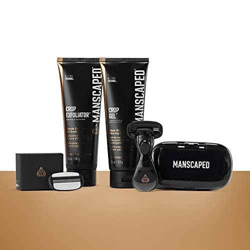 Manscaped Refining The Gentleman MANSCAPED The Ultra Smooth Package, Male Hygiene Shaving Bundle With Groin Razor, Shaving Gel, and Exfoliator