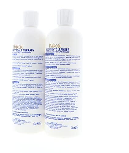 Nairobi Nairobi Recovery Cleanser Shampoo + Scalp Therapy Conditioner "SET" 16oz.Each