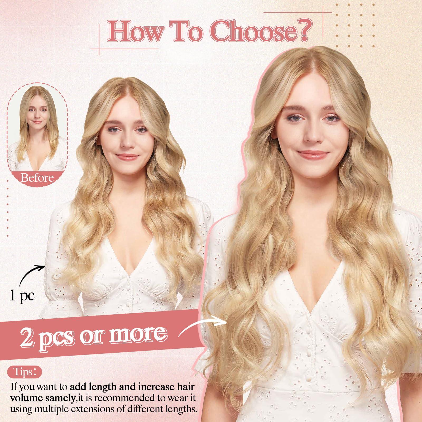 SEGO Pro SEGO Pro One Pieces Clip in Hair Extensions Human Hair Upgraded V-Shaped 5 Clips in Hair Extensions Human Hair Long One Piece Hair Extensions for Women,14 Inch,#04 Chocalate Brown,55g