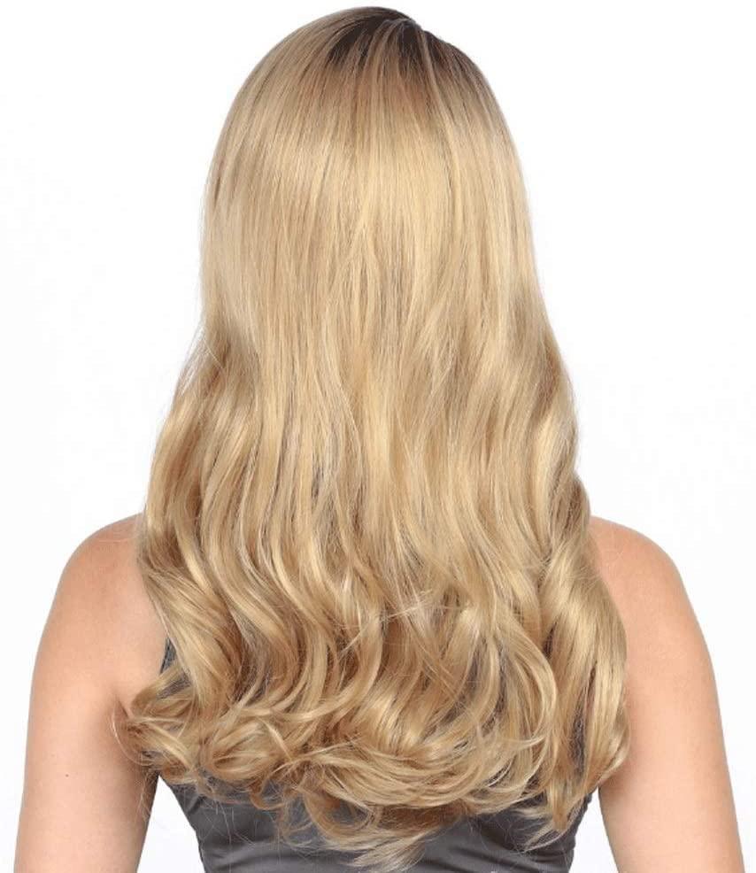 ZAEGO ZAEGO Cosplay Hair Wig Golden Front Lace Wig, Looks Natural, Slightly Curly Hair, Durable Material For Daily Use Closure Wigs Hair