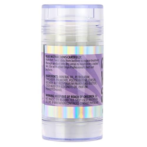 Onyx Professional Onyx Professional Cracked Heel Repair Balm Stick (2 Pack) Dry Cracked Feet Treatment, Moisturizing Heel Balm Rolls On So No Mess Like Foot Cream or Foot Lotion, Rescues Cracked Feet, Lavender Scent