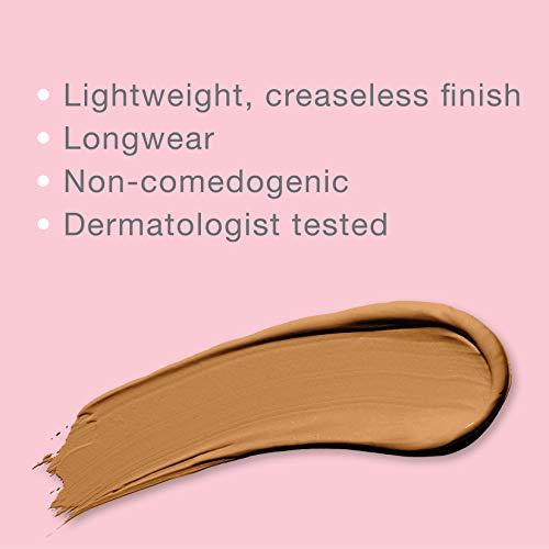 Neutrogena Neutrogena Healthy Skin Radiant Brightening Cream with Peptides & Vitamin E Antioxidant, Lightweight Perfecting Concealer Cream, Non-Comedogenic, Espresso Deep 03 with neutral undertones, 0.24 oz
