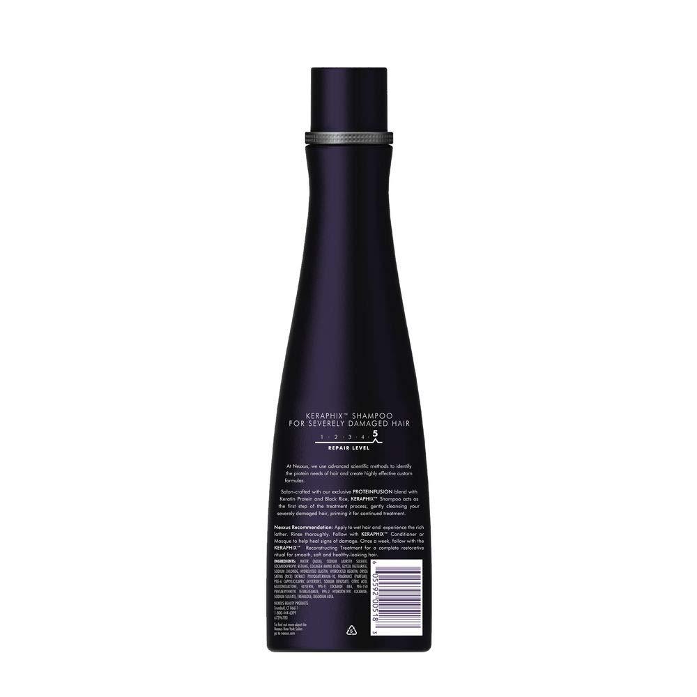Nexxus Nexxus Keraphix Shampoo for Damaged Hair Keraphix with ProteinFusion Silicone-Free with Keratin Protein and Black Rice 13.5 oz