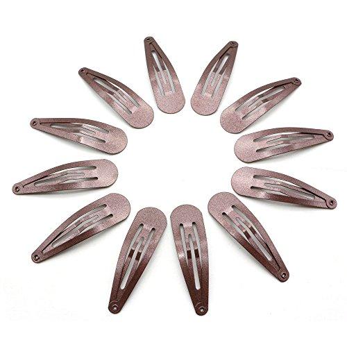 KWONG Dofash 3Cards Large Combination Package Women\'s Hair Styling Set - Bobby Pins 60pcs+Hyper Elastics Ties 30pcs+Snap Hair Clips 12pcsBrown