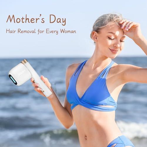 JOVS JOVS Laser Hair Removal, [24J Energy] IPL Hair Removal for Women and Men, 37F Painless Sapphire Ice-Cooling Tech, 6 Modes for Whole Body Hair Removal Device, 2 in 1 Skin Rejuvenation, 330 Rotation