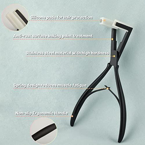 SPEEDWOX SPEEDWOX Tape In Hair Extensions Pliers 8 Inches Sealing Clamp Pliers Hair Sealing Pliers Human Hair Extensions Styling Tool Hair Extension For Salon Professional Installation