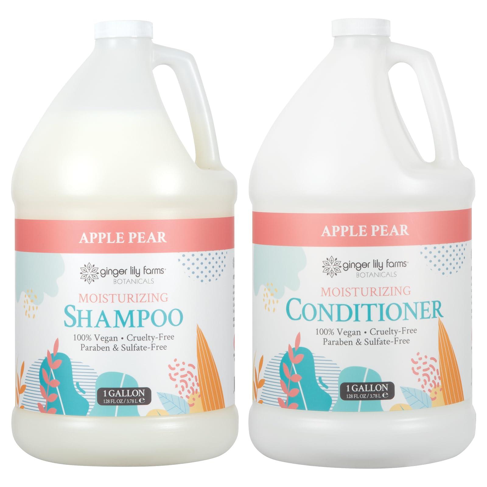 Ginger Lily Farms Ginger Lily Farms Botanicals Shampoo + Conditioner Bundle, Apple Pear