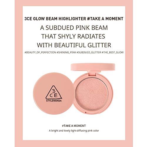 3CE 3CE GLOW BEAM HIGHLIGHTER(#TAKE A MOMENT) - Shimmer Highlighting Powder Korean Cosmetics #Dab1143