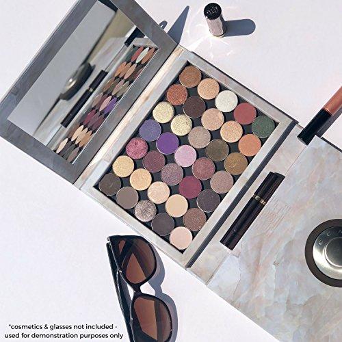 Adept Cosmetics Adept Cosmetics Marble Extra Large Empty Magnetic Makeup Palette Holds 70 Standard Magnetic Eyeshadows. Depot your Highlighters, Blushes, Powders and more