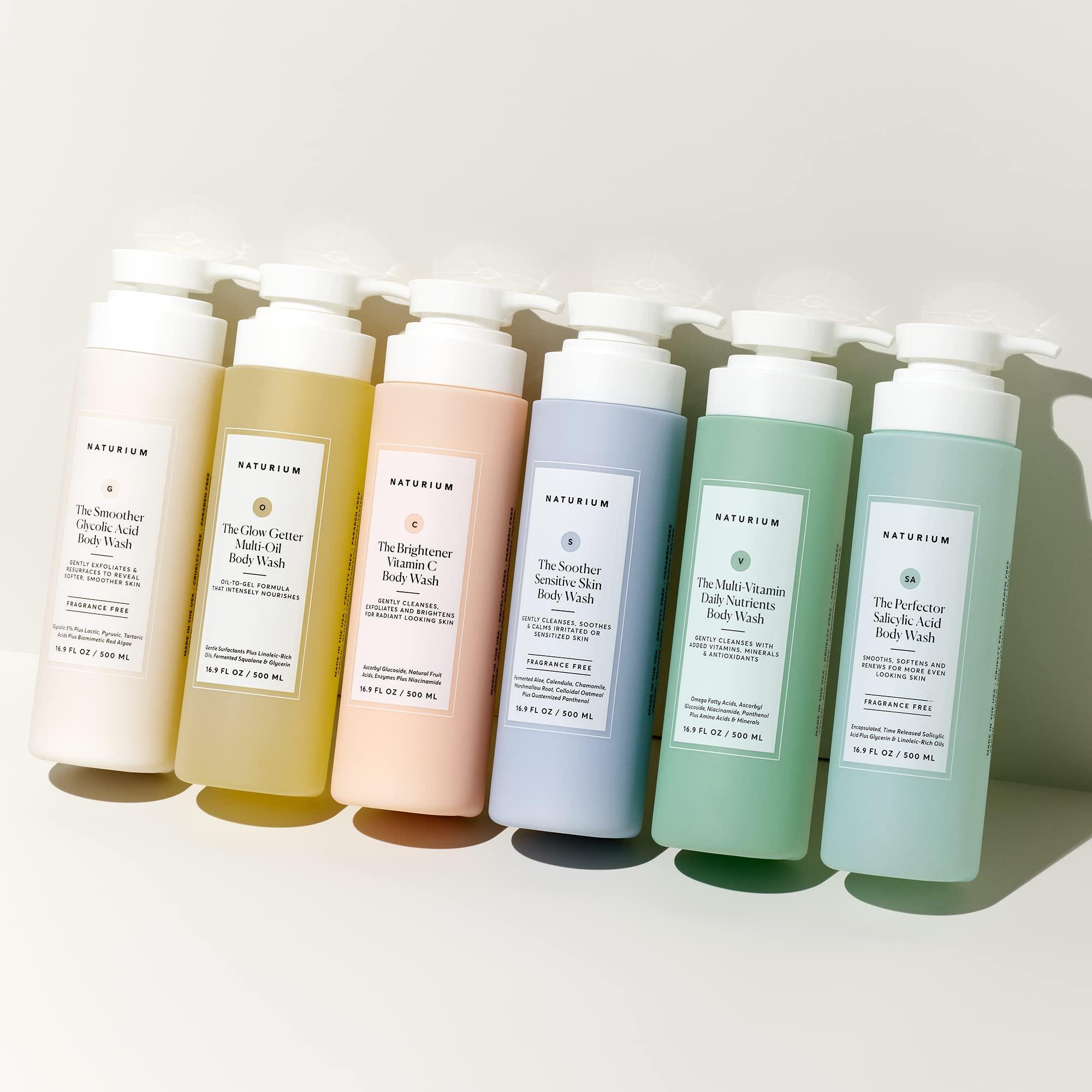 Naturium Naturium The Soother Sensitive Skin Body Wash, Gentle Skin-Soothing Formula, 16.9 oz