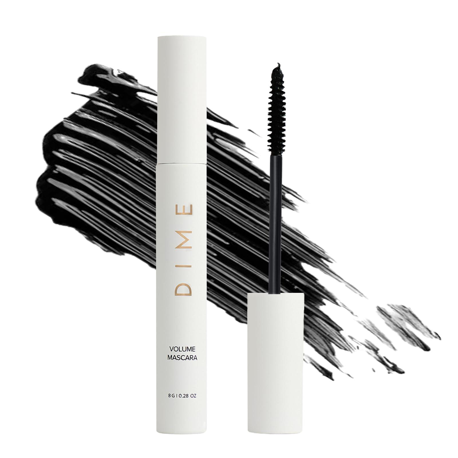 Dime DIME Beauty Volume Mascara - Smudge-Proof Tubing Mascara for Fuller, Thicker Lashes, Adds Volume & Length, Black 0.28 oz / 8 g