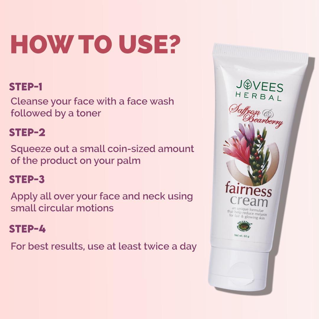Jovees Jovees Saffron Bearberry Fairness Cream - 60 Gms by Jovees