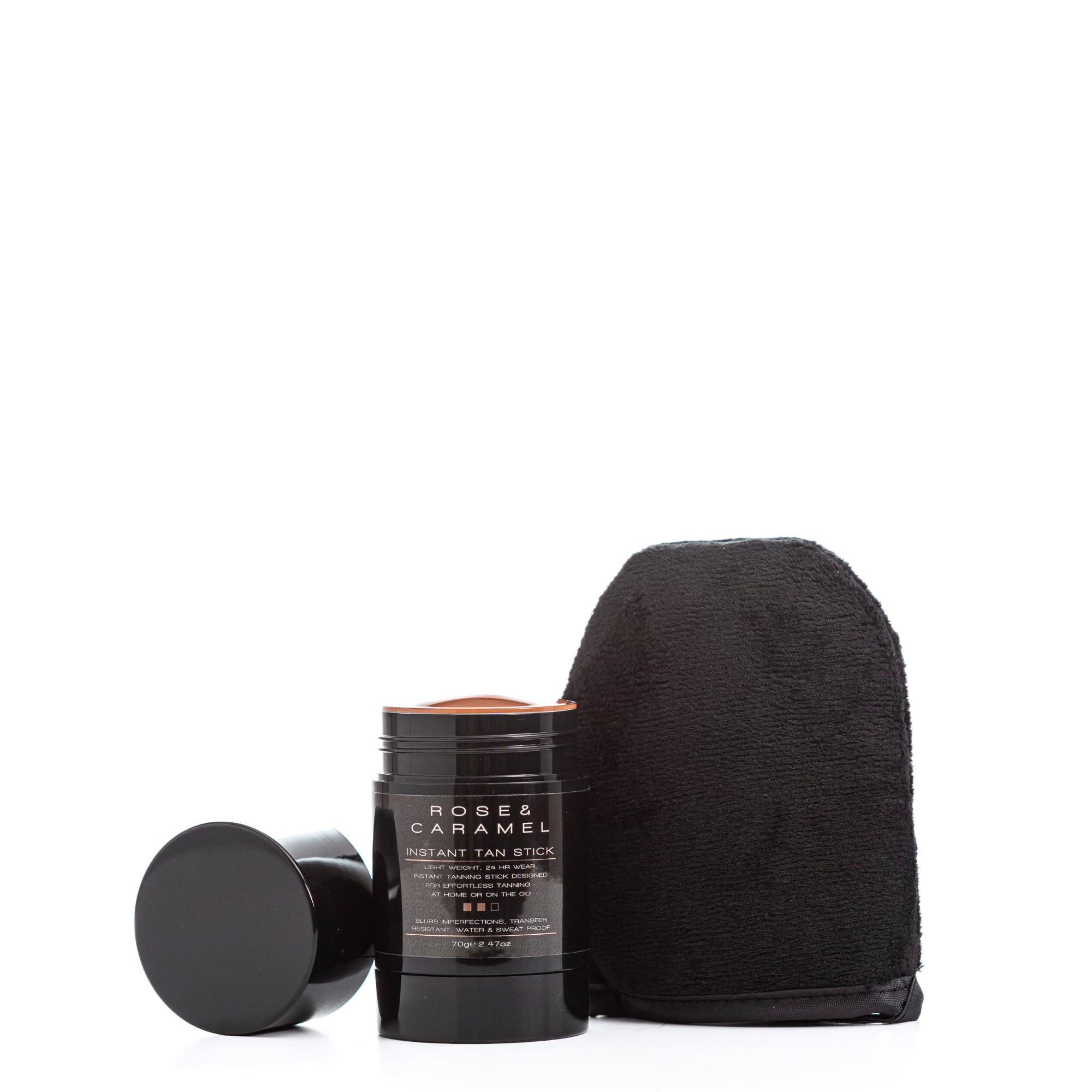 Rose & Caramel Rose & Caramel Skinstant Instant Bronze Tanning Stick, Was Off Tan Water Proof Splash Proof Sweat Proof, Colour Adapting Formula, Instant Bronze Colour