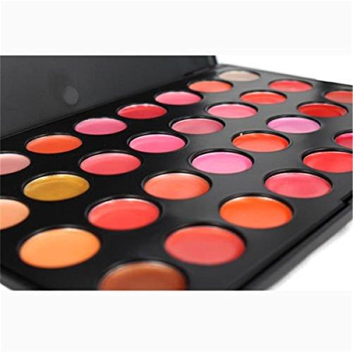Pure Vie Pure Vie® Pro 32 Colors Square Lip Gloss Makeup Palette Contouring Kit - Ideal for Salon and Daily Use