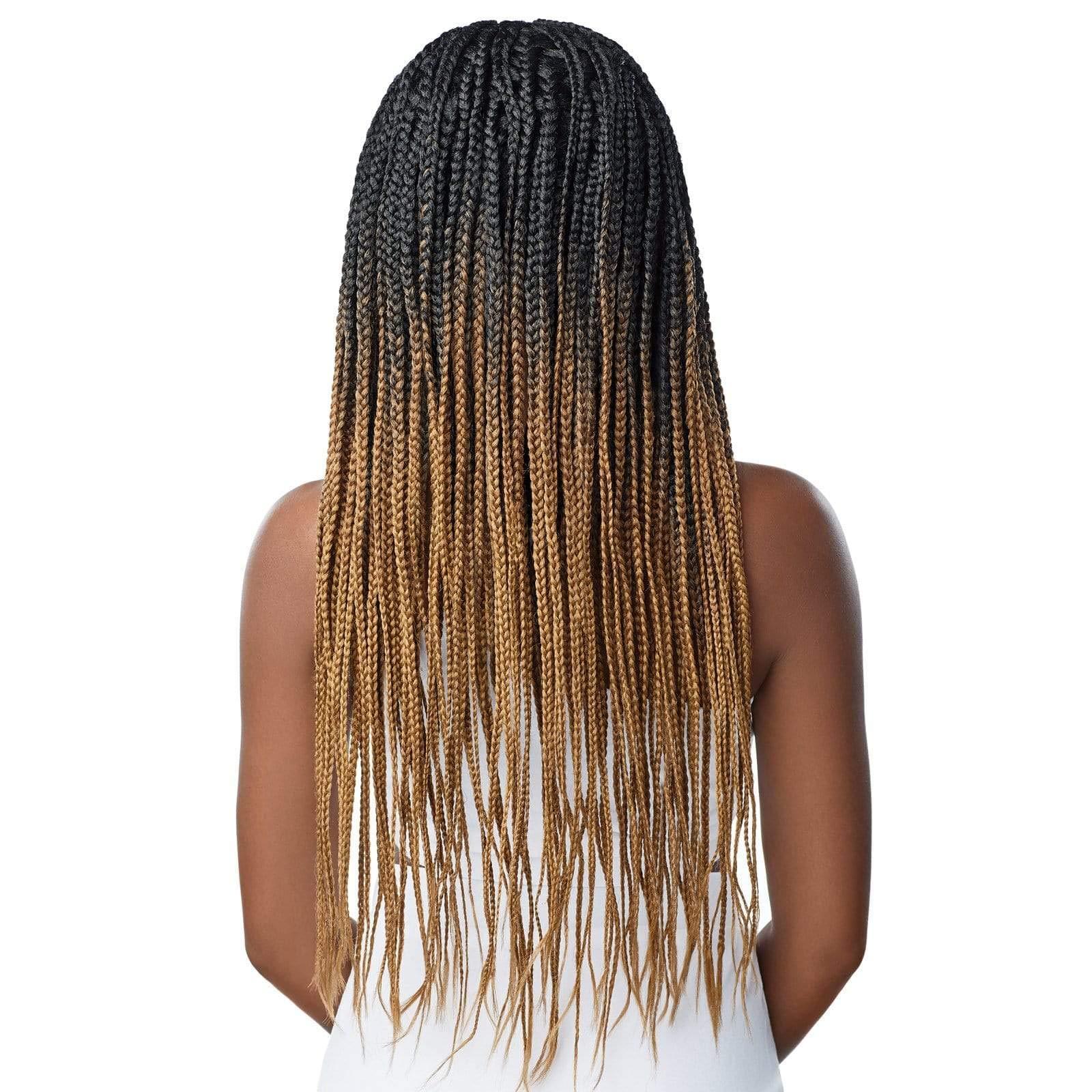 Outre Outre 13x4 Lace Frontal Wig Pre Braided Knotless Box Braids KNOTLESS TRIANGLE PART BRAIDS (DR1B/2T3027)