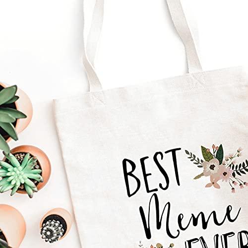 WCGXKO WCGXKO Best Meme Ever Grandma Gift Meme Gift Zipper Makeup Bags Travel Waterproof Toiletry Bag Accessories (Best Meme tote)