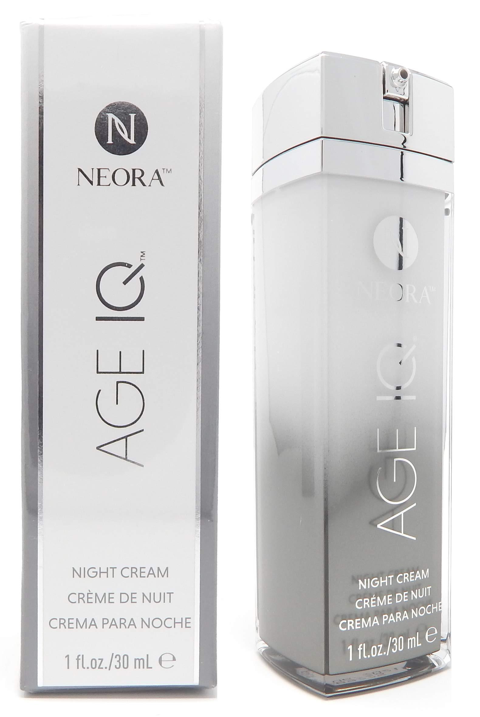 Bizzico Neora Age IQ Night Cream - Unscented Hyaluronic Acid Moisturizer for All Skin Types & Tones, 1 Fl Oz