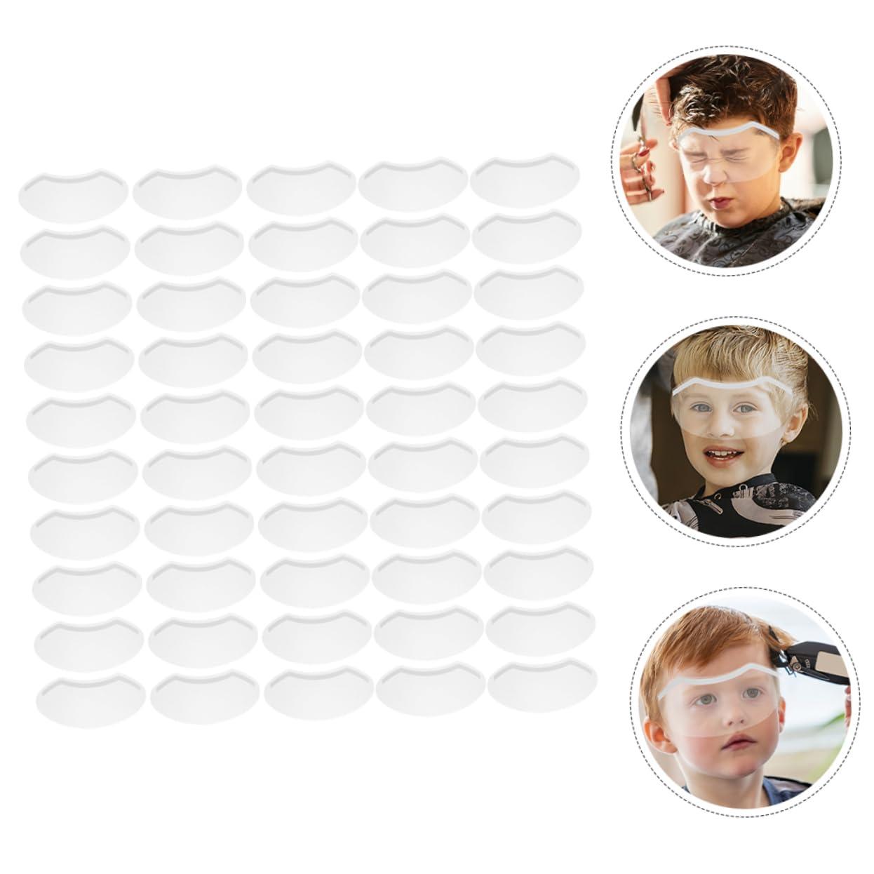 FOMIYES FOMIYES 500 Pcs Transparent Bangs Stickers Heat Protection Hair Shampoo Light Facial Skincare LED Eye Patches for Goggles Eye Patches Face Mask Eye Shields The Pet