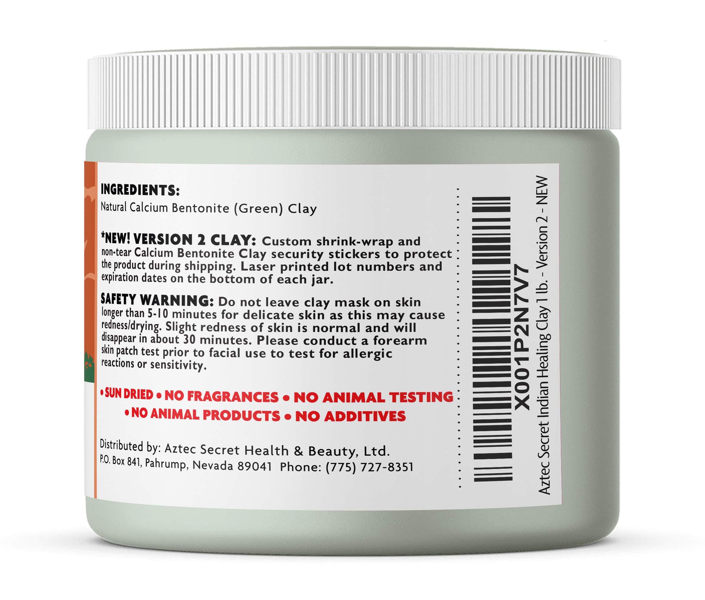 Aztec Secret Aztec Secret - Indian Healing Clay 1 lb and Joboba Oil 2 oz Bundle