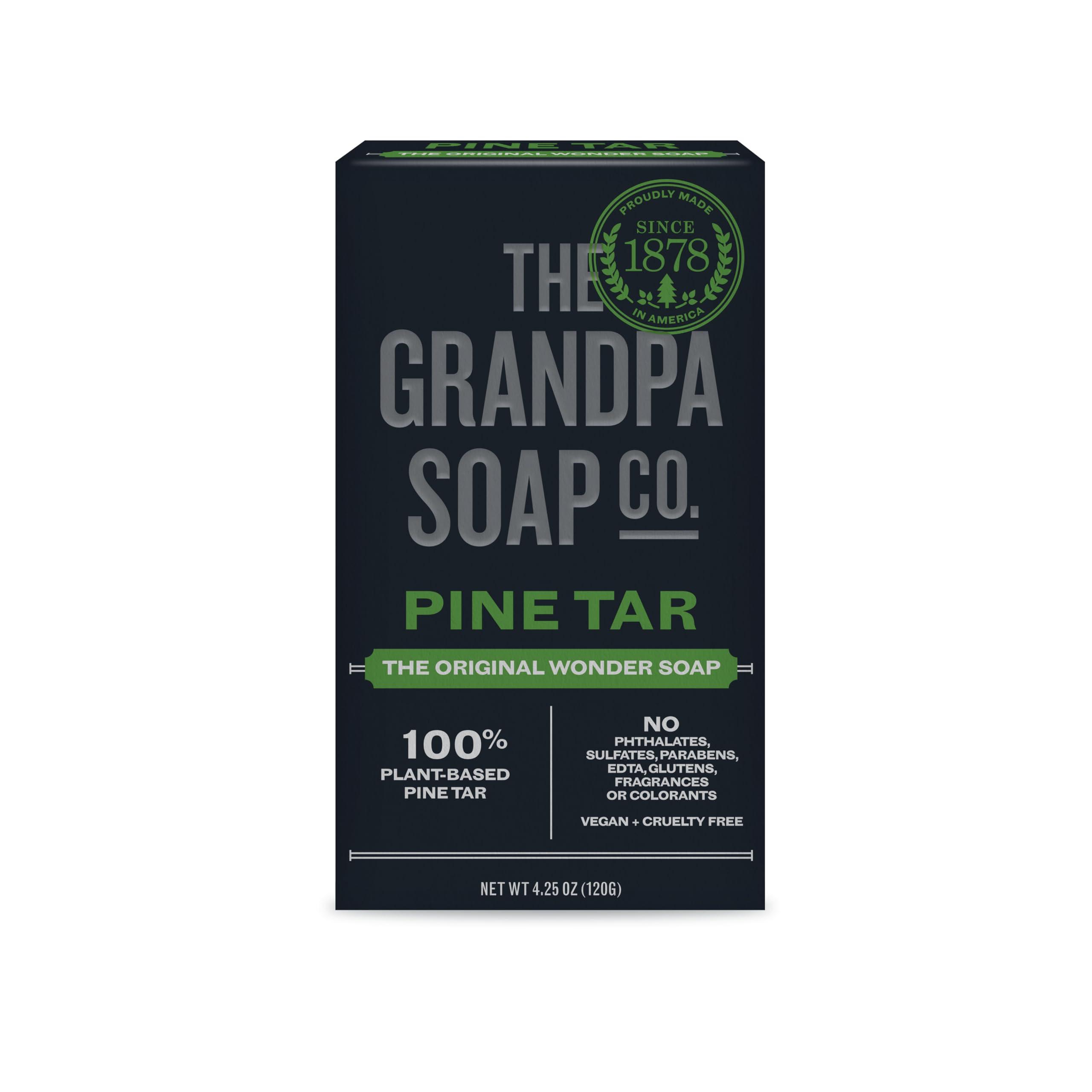The Grandpa Soap Company Grandpa's Brands Pine Tar Soap, 4.25 Ounce