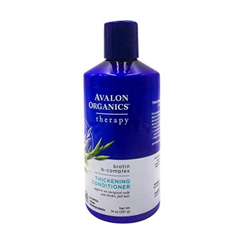 Avalon Organics Avalon Organics Therapy Biotin B-Complex Thickening Conditioner, For an Energized Scalp and Thicker, Fuller-Looking Hair, 14 Fluid Ounces
