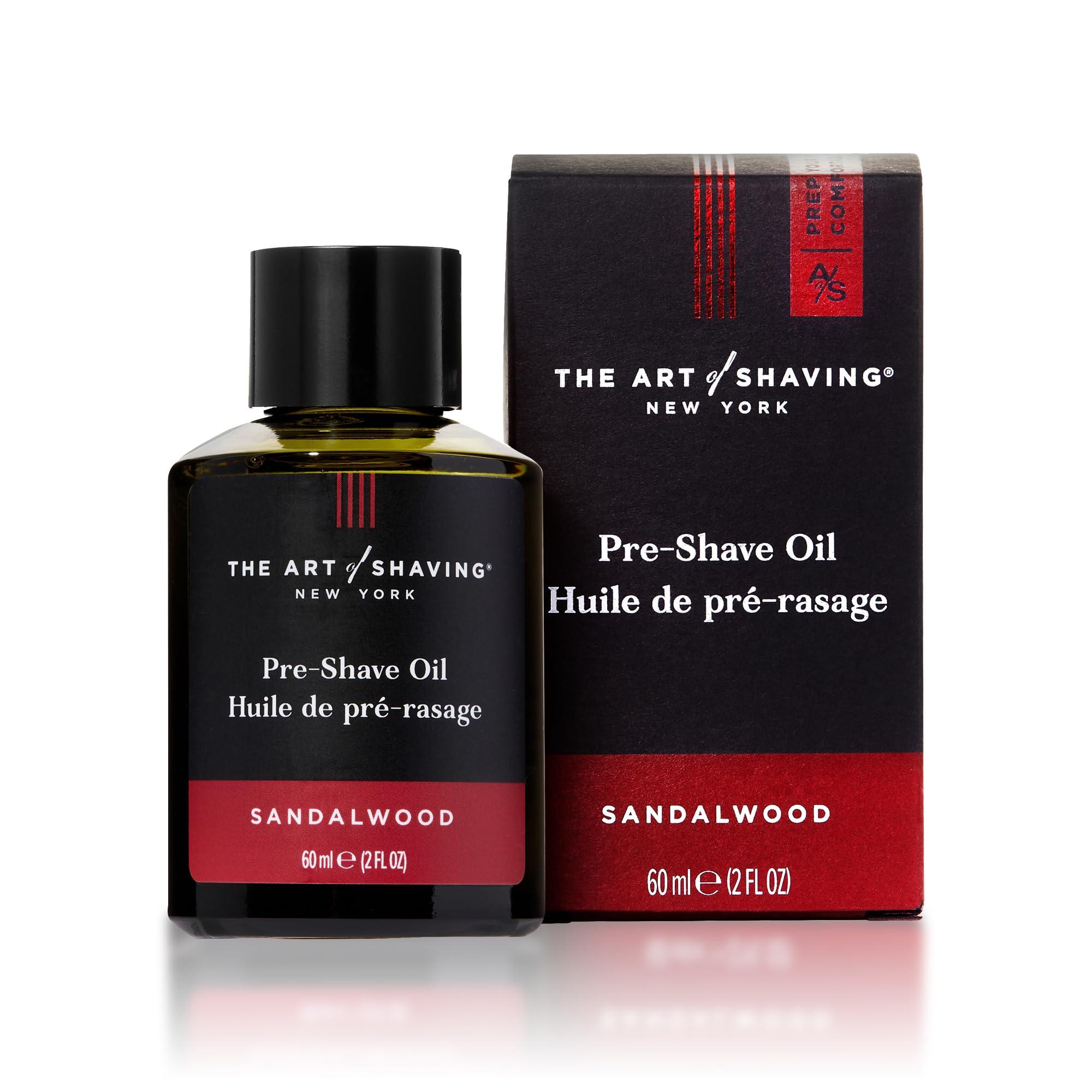The Art of Shaving The Art of Shaving Pre Shave Beard Oil - Shaving Oil for Men, Protects Against Irritation and Razor Burn, Clinically Tested for Sensitive Skin, Sandalwood, 8.1 Fl Oz